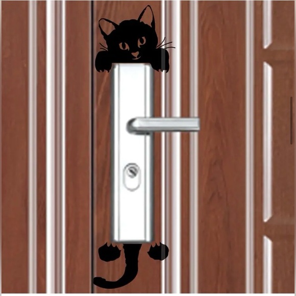 3/$10 Cat Light Switch Sticker - Decorative Wall Decal, Self-Adhesive - Picture 4 of 7